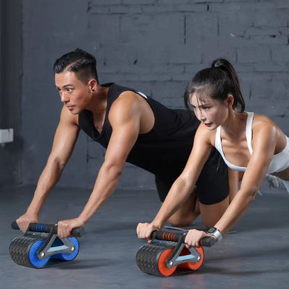 Automatic Rebound Double-Wheel Ab Roller with Knee Pad (photo 5)