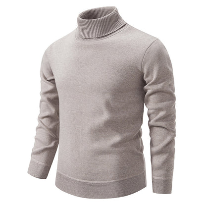 Men's Fleece-Lined Turtleneck Sweater (photo 5)