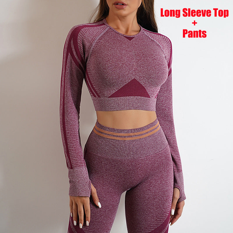 Women's Seamless Workout Leggings, Long-Sleeve Top or Set (photo 34)