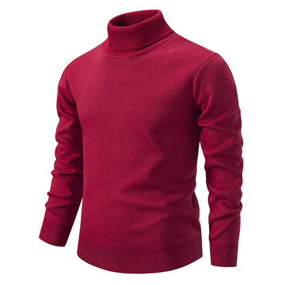 Men's Fleece-Lined Turtleneck Sweater (photo 19)