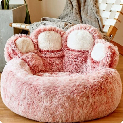 Round Plush Pet Bed for Dogs and Cats, 50 to 110 cm (photo 19)
