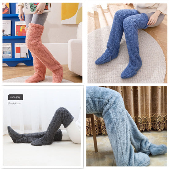 Over-the-Knee Fuzzy Long Socks (photo 33)