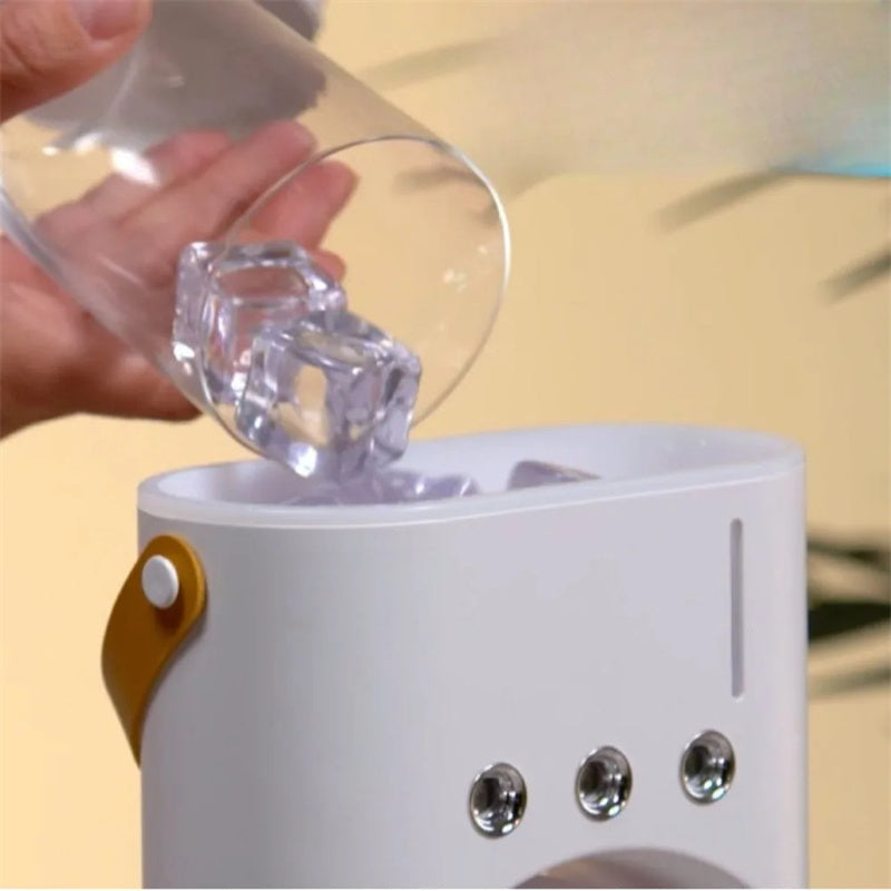 Dual-Head Mist Spray Fan with Ambient Light (photo 5)