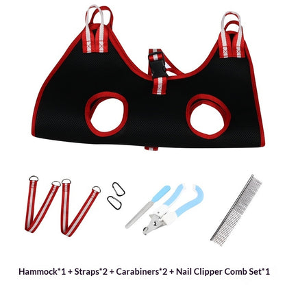 Pet Grooming Hammock for Cats and Small Dogs, 5 or 8 Piece Set – 8-Piece Set