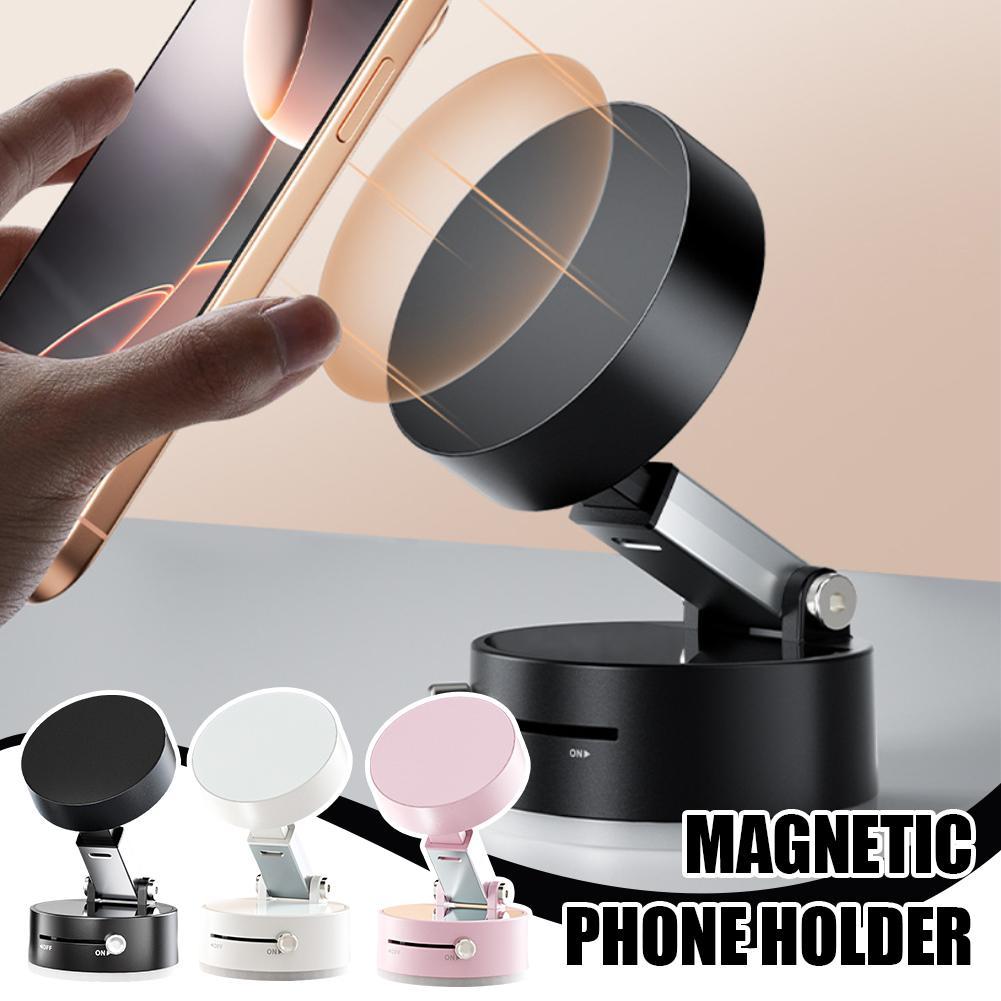 Foldable Magnetic Suction Cup Phone Holder