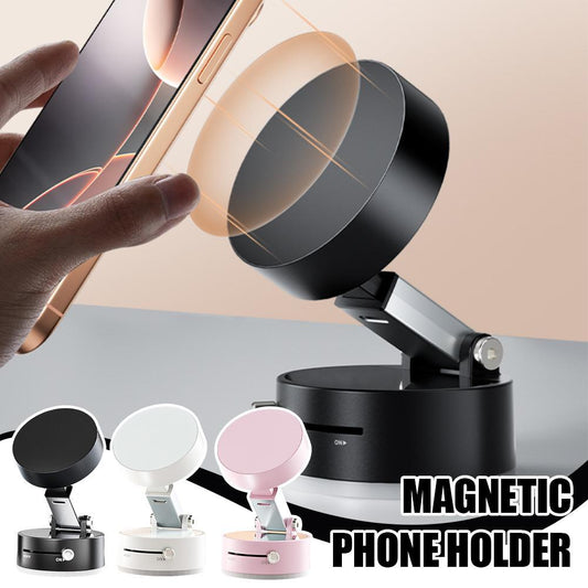 Foldable Magnetic Suction Cup Phone Holder