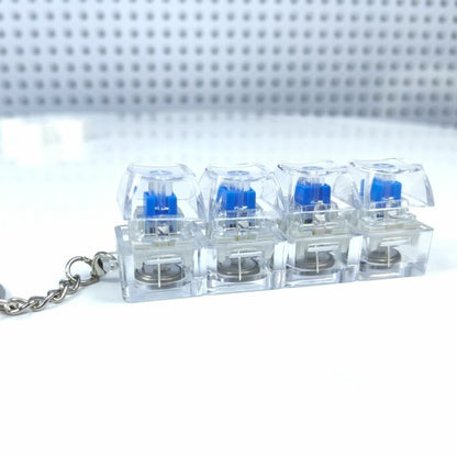 4-Key Clicker Keychain with Light (photo 3)