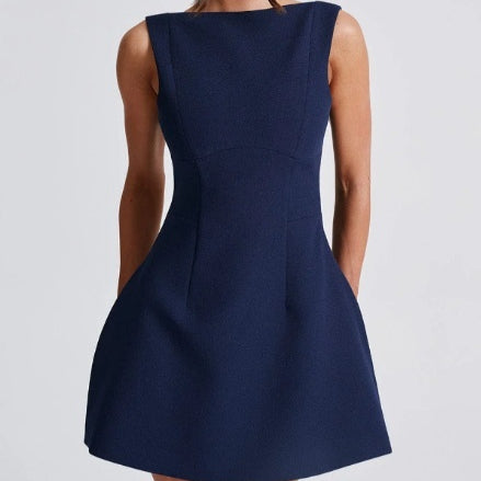 Women's Backless Sleeveless Bodycon Mini Dress (photo 15)