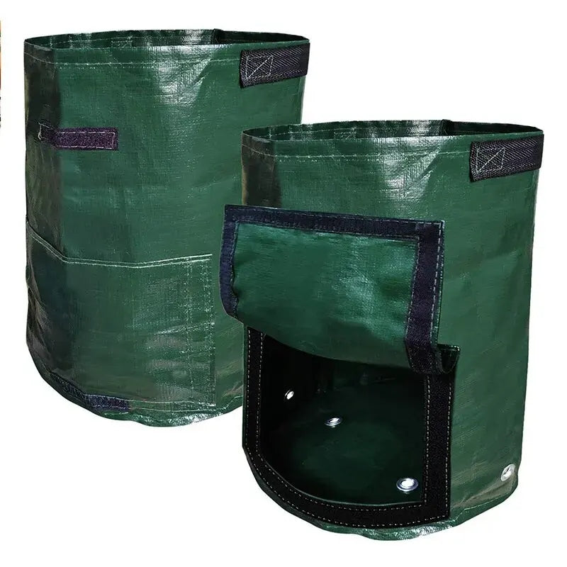 10-Gallon Fabric Grow Bags with Flap and Handles, 6 Pack (photo 10)
