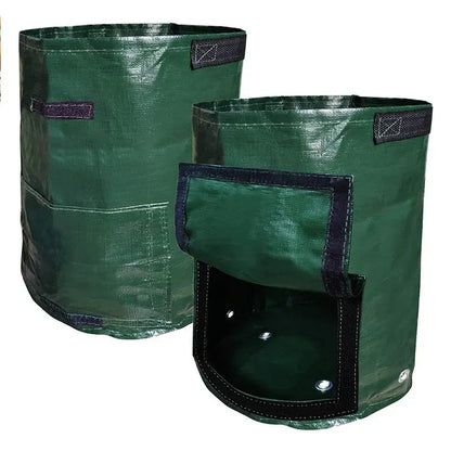 10-Gallon Fabric Grow Bags with Flap and Handles, 6 Pack (photo 10)