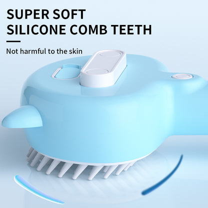 Rechargeable Self-Cleaning Pet Mist Slicker Brush (photo 11)