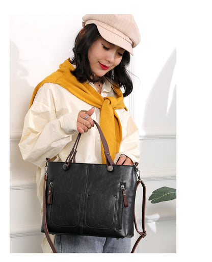 Women's Retro Large Crossbody Shoulder Bag (photo 13)