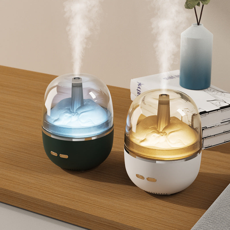 Ultrasonic Mini Humidifier with Color-Changing Light, USB