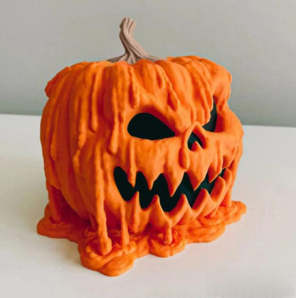 Melting Pumpkin Candy Bowl with Lid (photo 8)