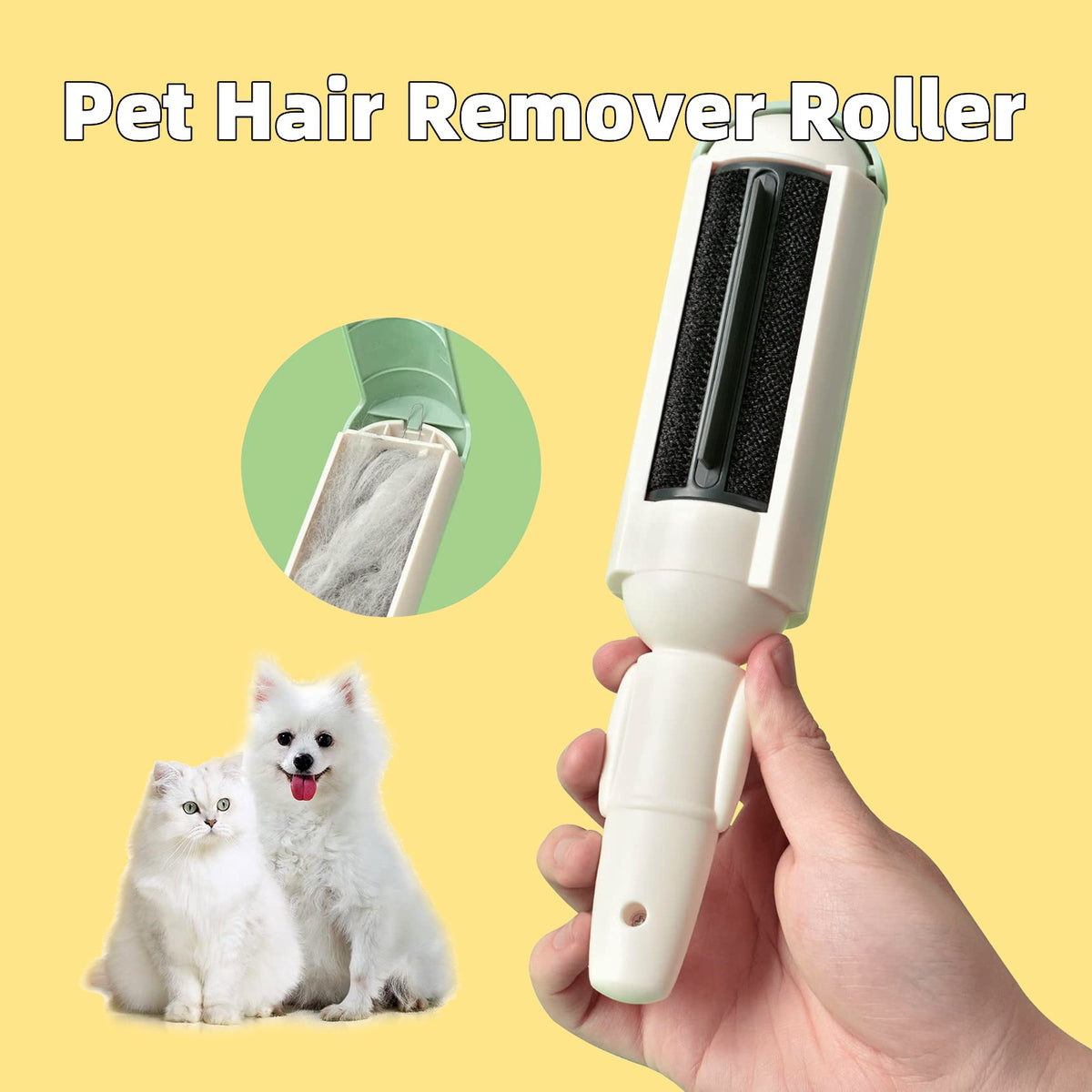 Reusable Pet Hair Remover Roller, 1 to 3 Pack