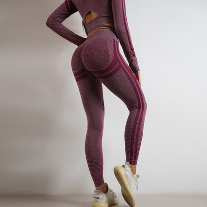 Women's Seamless Workout Leggings, Long-Sleeve Top or Set (photo 24)