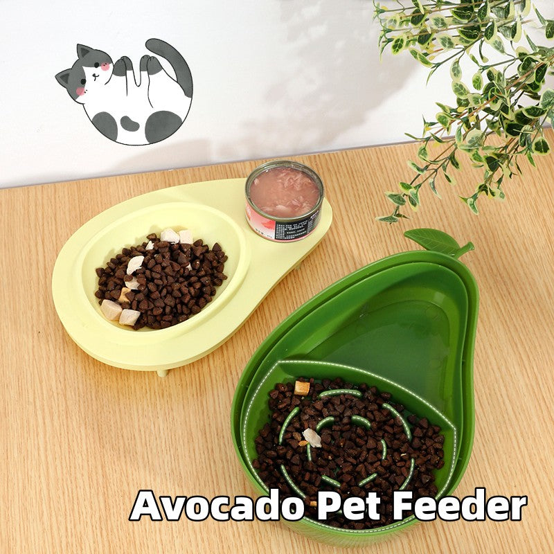 Avocado-Shaped Pet Bowl, Feeder or Water Dispenser