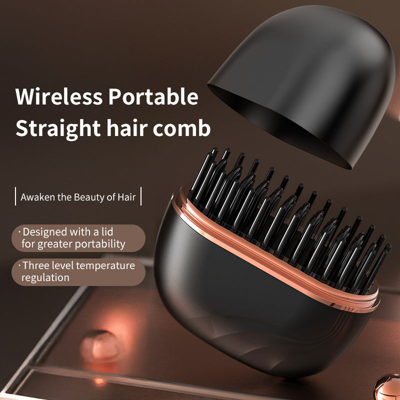 Mini Cordless Hair Straightening Comb, USB-C (photo 2)