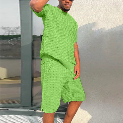 Men's 2-Piece Summer Shirt and Shorts Set (photo 5)