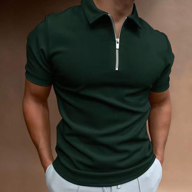 Men's Printed Polo Shirt, Loose Fit (photo 3)