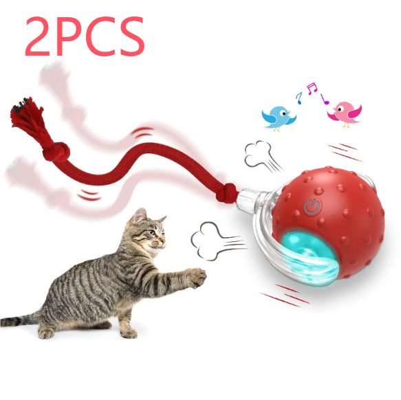 Automatic Rolling Cat Toy Ball with Tail (photo 21)