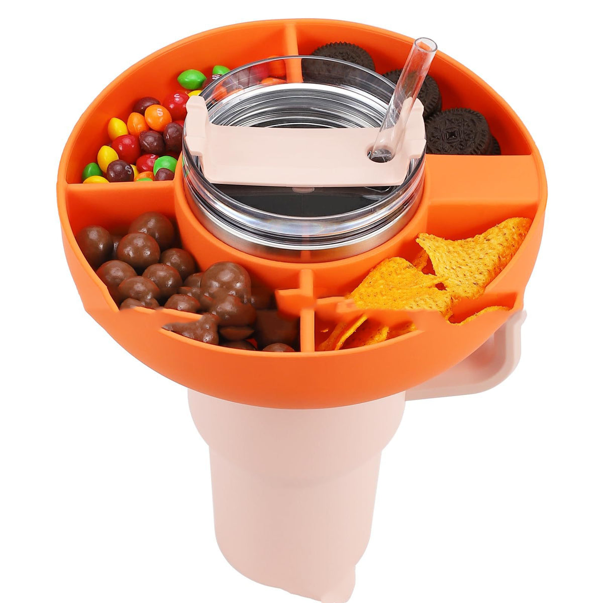 Silicone 4-Compartment Snack Ring for 40 oz Tumblers (photo 6)