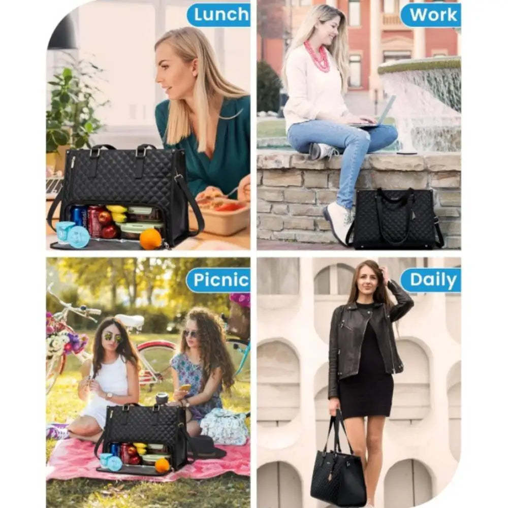 Insulated Lunch Tote and Laptop Bag (photo 3)