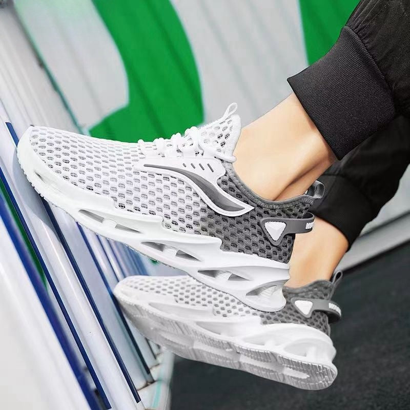 Men's Mesh Lace-Up Running Sneakers (photo 4)