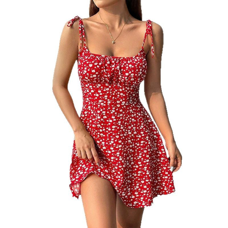 Women's Printed A-Line Short Dress (photo 11)