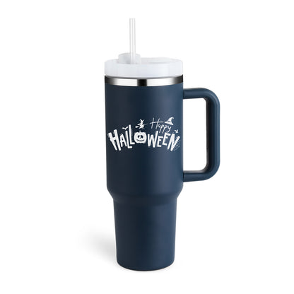 40 oz Insulated Stainless Steel Tumbler with Handle, Lid and Straw (photo 25)