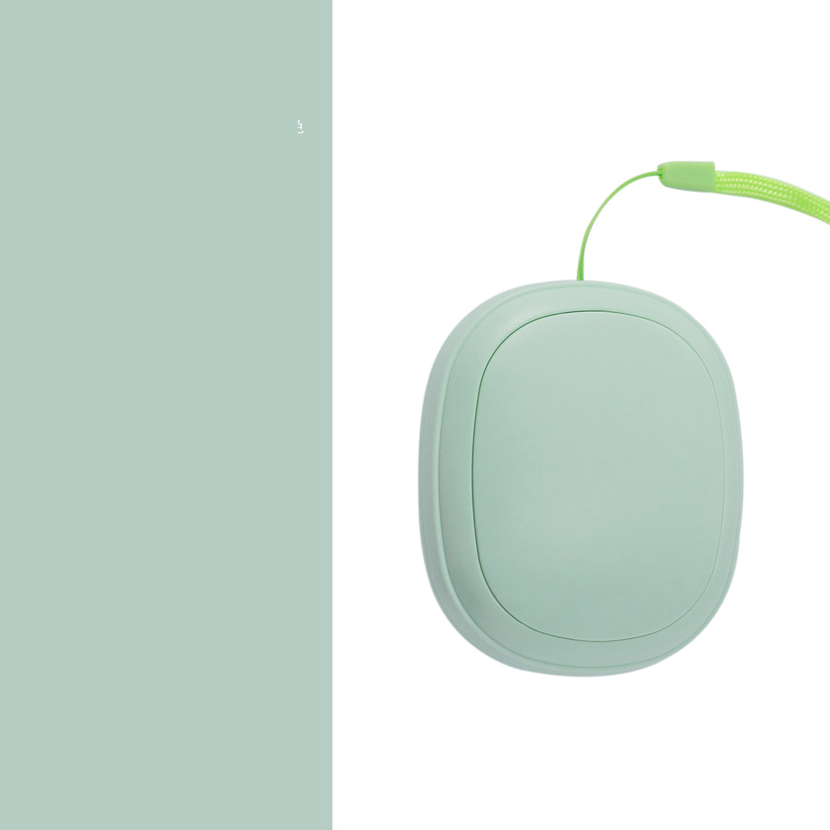 Rechargeable Pocket Hand Warmer, 3 Heat Levels – Green