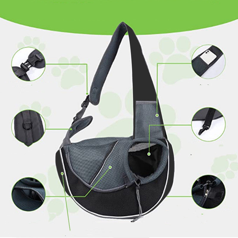 Pet Sling Carrier Crossbody Bag (photo 3)