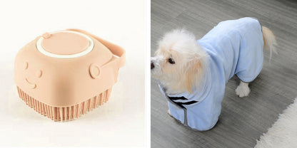 Microfiber Pet Bathrobe Towel (photo 30)