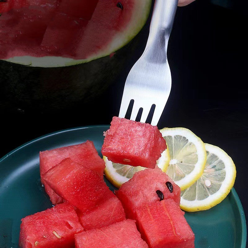2-in-1 Stainless Steel Watermelon Slicer Fork (photo 6)