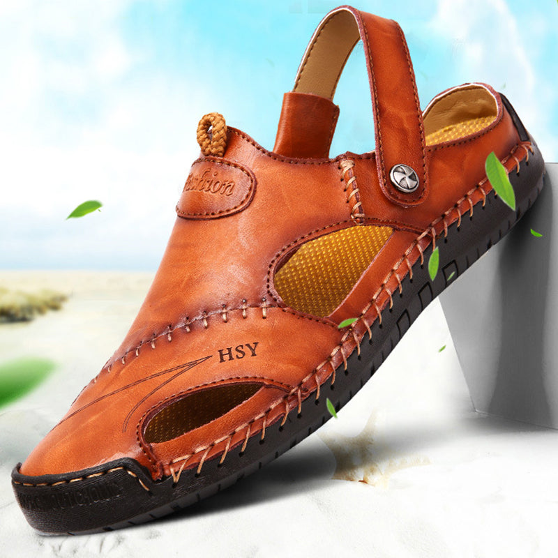Men's Closed-Toe Adjustable Slide Sandals (photo 10)