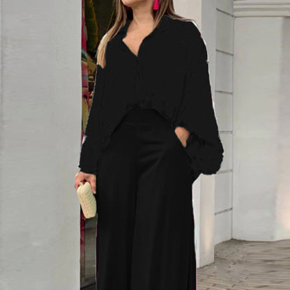 Women's Printed Wide-Leg Pants (photo 9)
