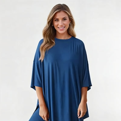 Women's Batwing T-Shirt and Shorts Set (photo 28)