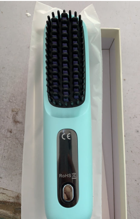 2-in-1 Cordless Hair Straightener Brush, USB Rechargeable (photo 37)