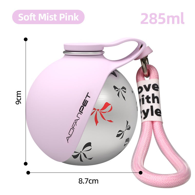 Portable Dog Water Bottle with Waste Bag Dispenser (photo 5)