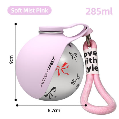 Portable Dog Water Bottle with Waste Bag Dispenser (photo 5)