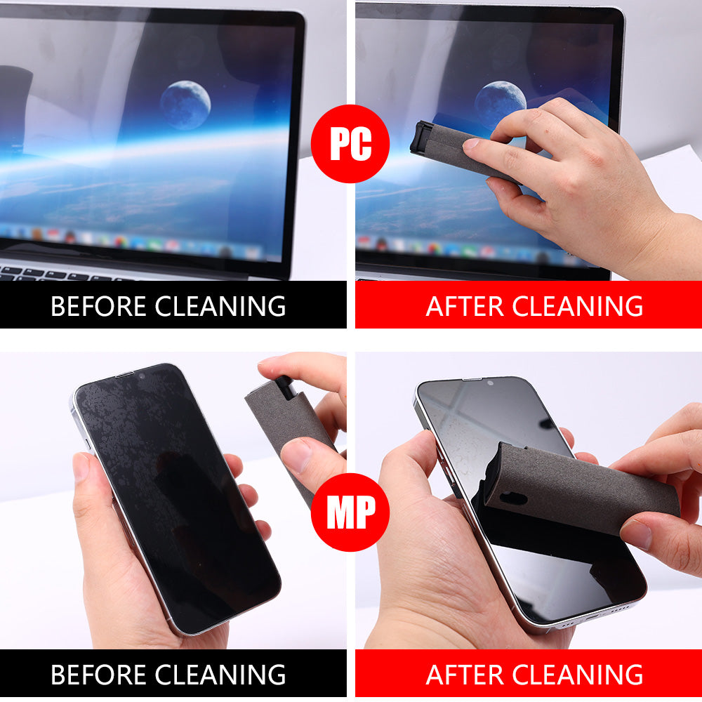 Pocket Screen Cleaner Spray with Microfiber Pad (photo 2)