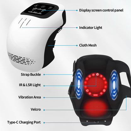 Rechargeable Heated Knee Massager with Vibration (photo 7)