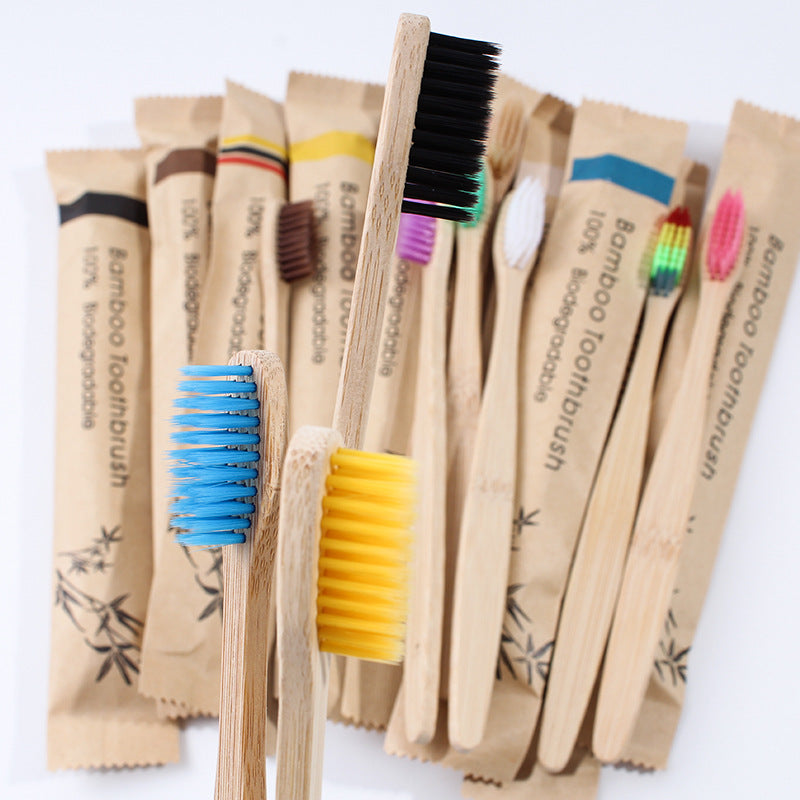 Bamboo Toothbrushes with Soft Bristles (photo 17)