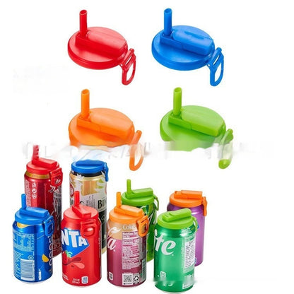 Reusable Soda Can Lid with Straw (photo 7)