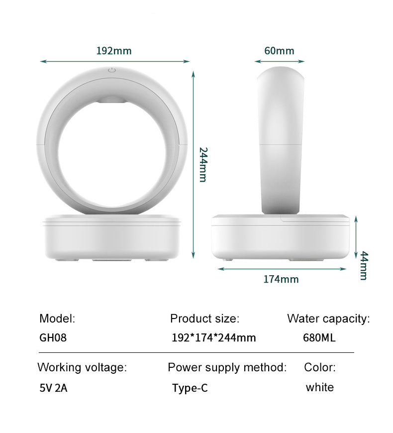 Anti-Gravity Water Drop Humidifier (photo 4)