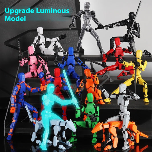 3D-Printed Articulated Robot Figure