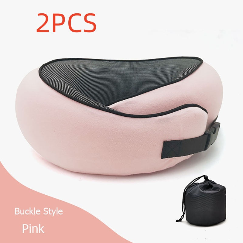 Memory Foam U-Shaped Travel Neck Pillow (photo 45)