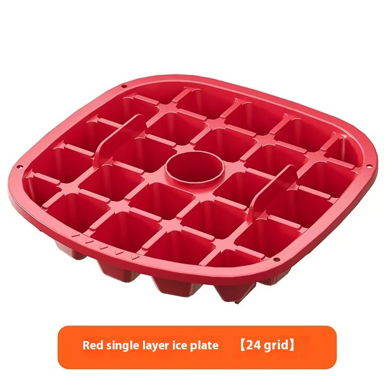 Press-Release Ice Cube Tray with Bin and Lid, 24 or 48 Cubes (photo 11)