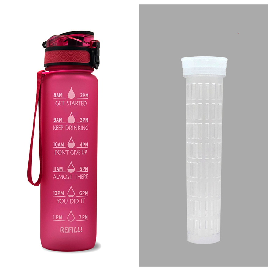1 L Tritan Water Bottle with Time Markers (photo 32)