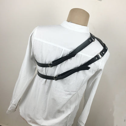 Leather Double-Ring Harness Strap (Adult) (photo 3)